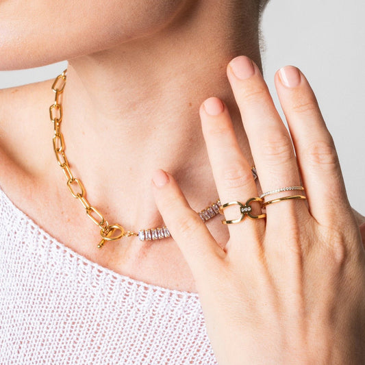 Ring Vienne Double 18K Gold Plated