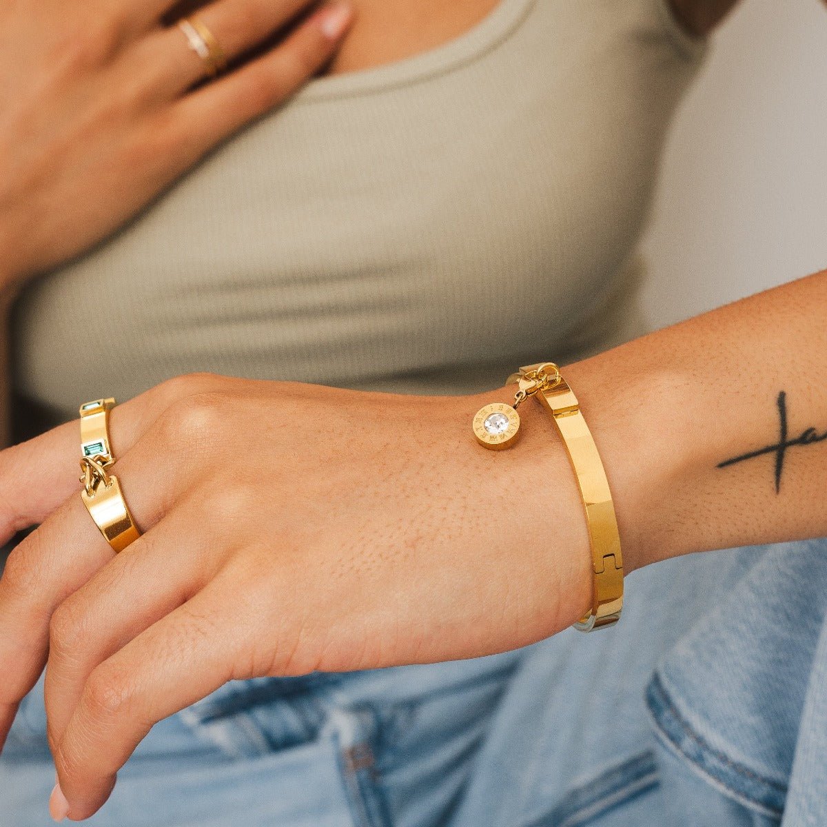 Uniq 18K Gold Plated Bracelet