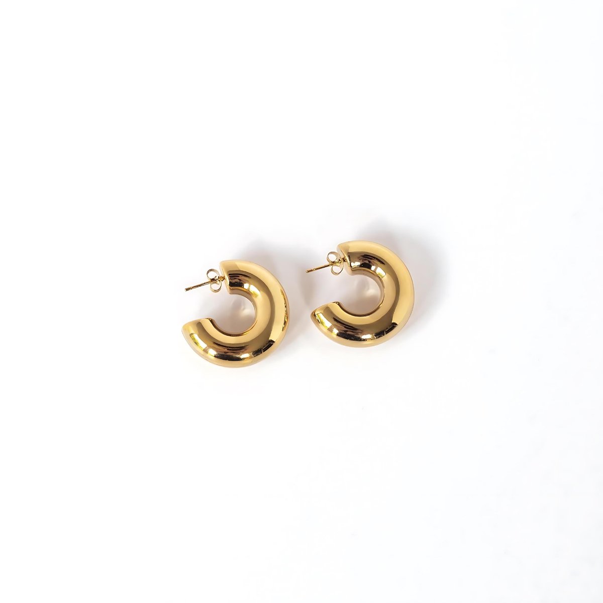 Chunky Earring Lola Hoop 18K Gold Plated