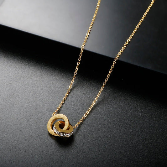 Necklace Imperial Zirconia Stone 18K Gold Plated
