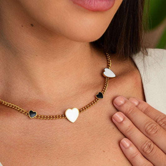 Necklace Love Glow Monochromatic 18K Gold Plated