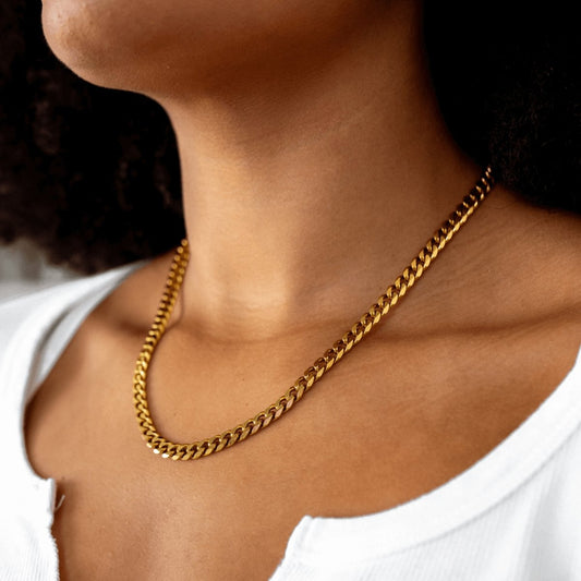 Necklace Selenza Cuban Chain 18K Gold Plated