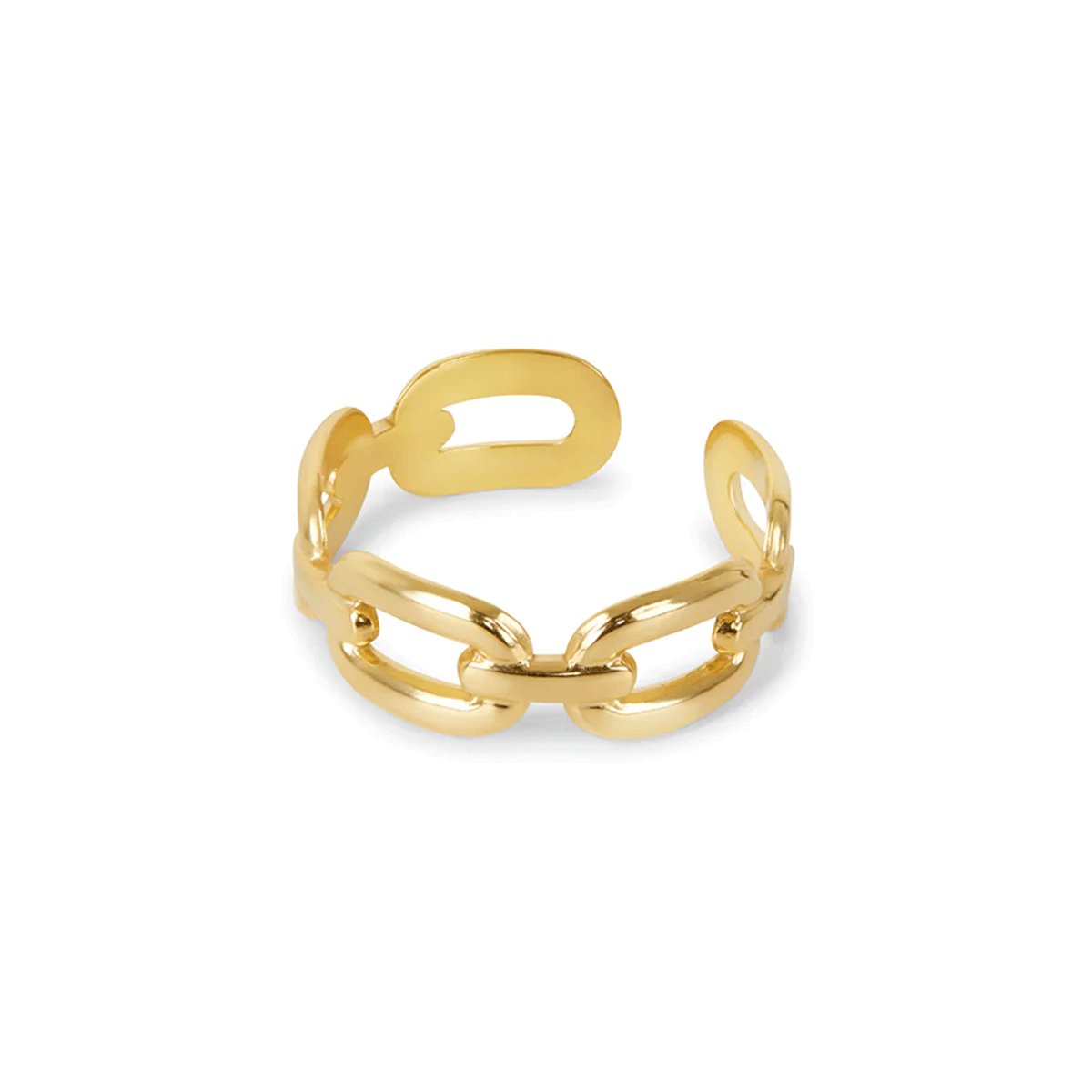 Ring Adjustable Link 18K Gold Plated