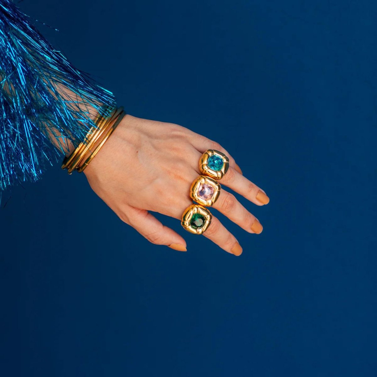 Cocktail Ring Dulcis 18K Gold Plated