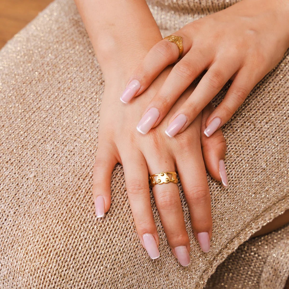 Ring Eterno Heart Adjustable 18K Gold Plated
