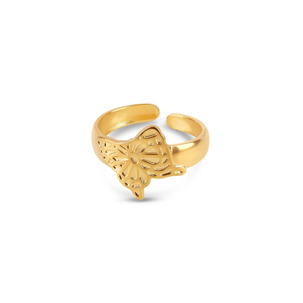 Ring Flora Adjustable 18K Gold Plated