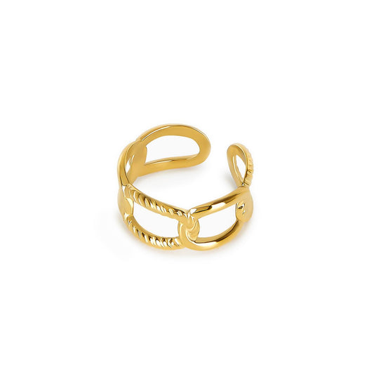 Ring Link Adjustable 18K Gold Plated