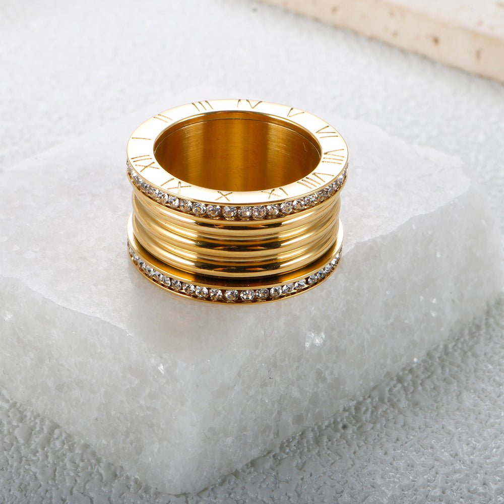 Ring Luxury Imperial 18K Gold Plated