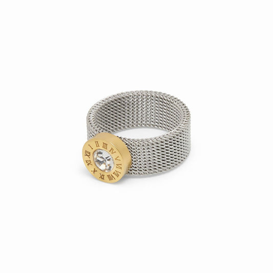 Romana Mesh Ring - Silver