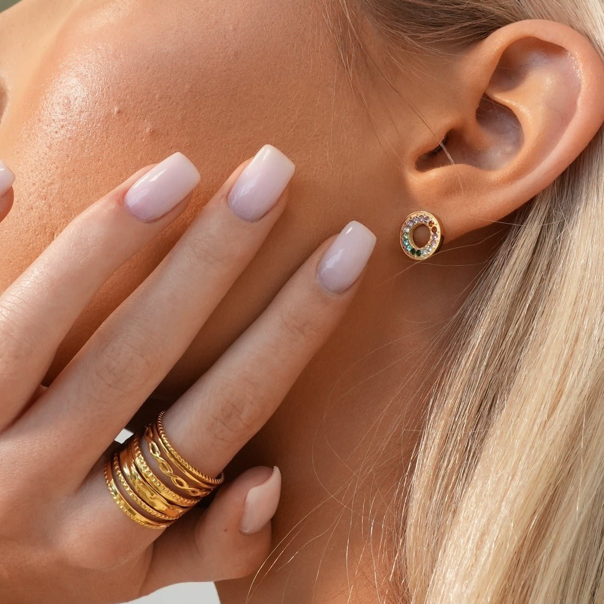 Ring Royale Adjustable 18K Gold Plated