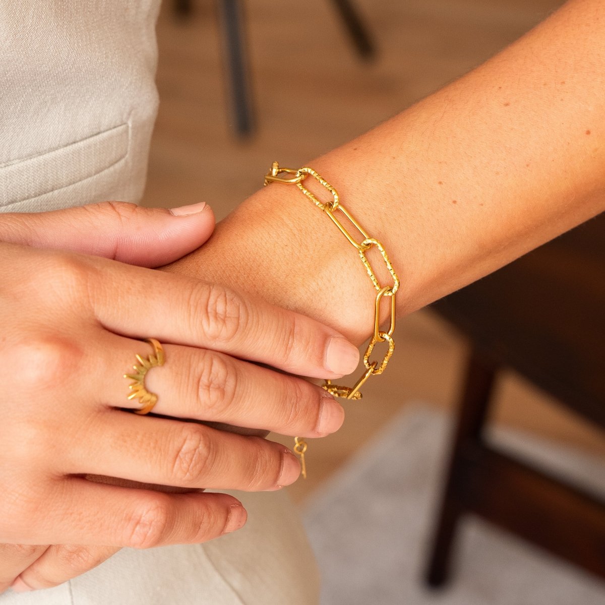 Ring Sunrise 18K Gold Plated