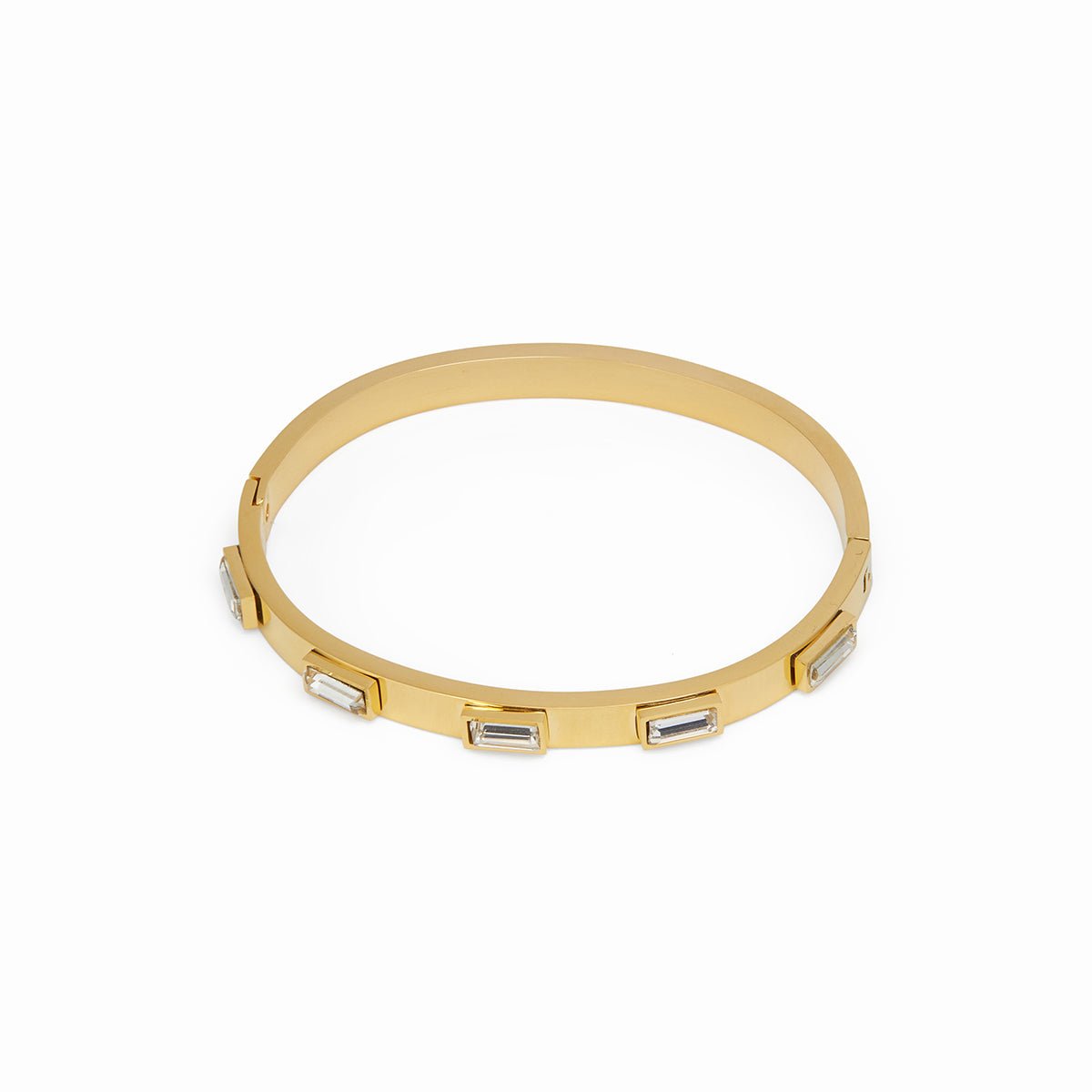 Navette Crystals Bracelet 18K Gold Plated