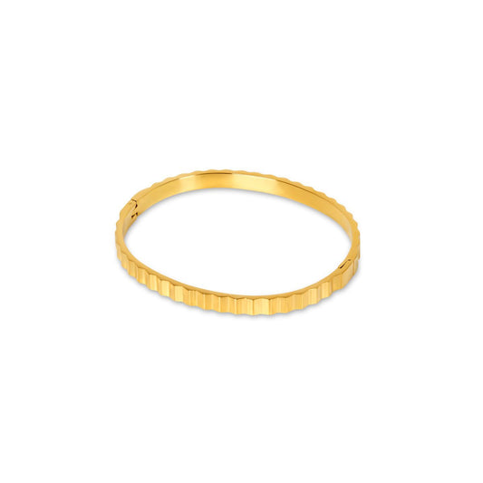 Ripple Bracelet 18K Gold Plated