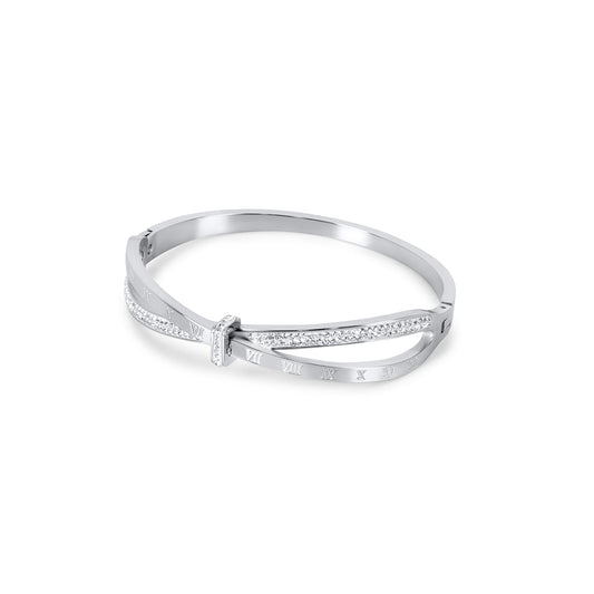 Romano Zirconia Bracelet - Silver