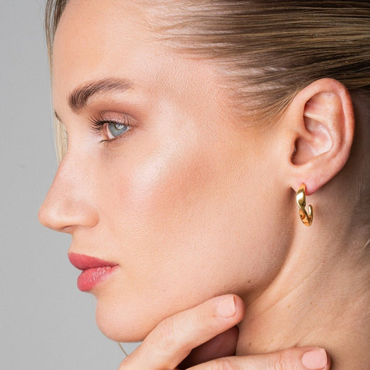 Earring Luci Hoop 18K Gold Plated