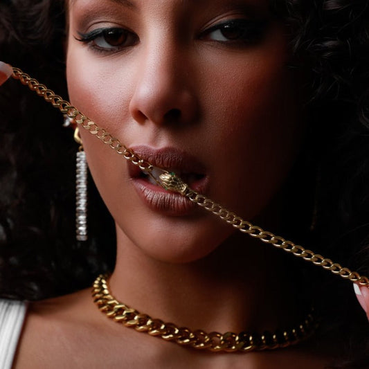 Necklace Serpent Choker 18K Gold Plated