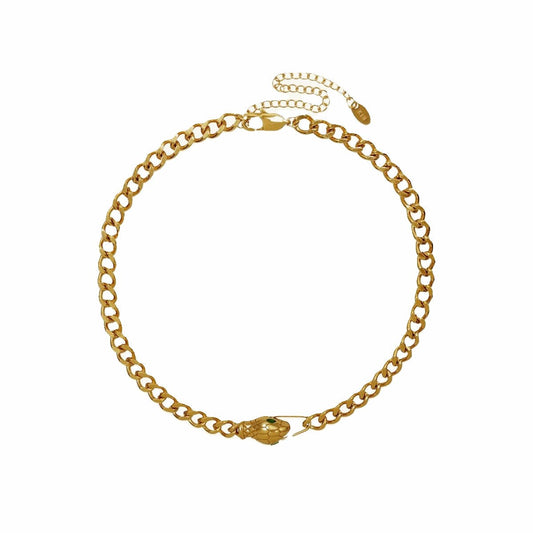 Necklace Serpent Choker 18K Gold Plated
