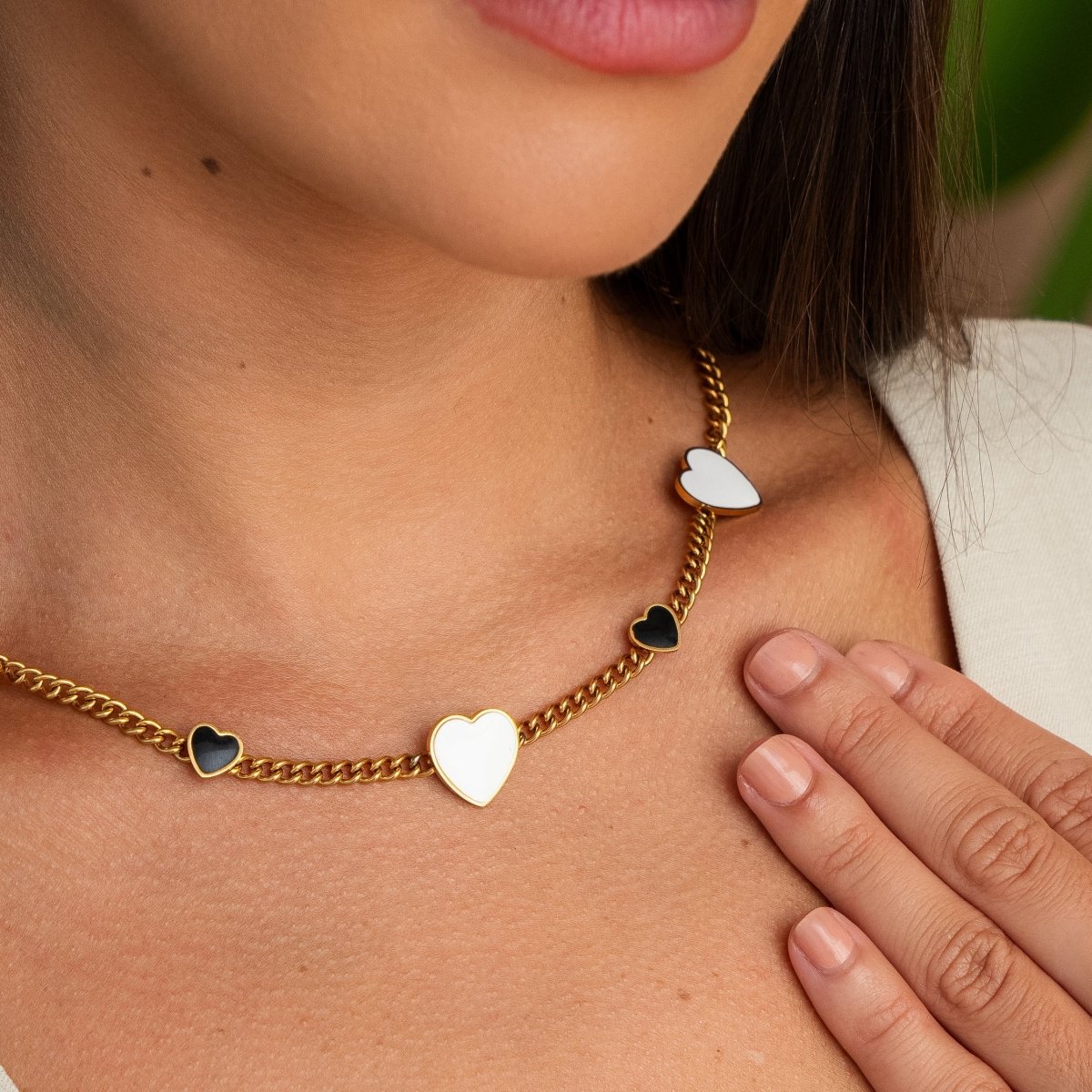 Necklace Love Glow Monochromatic 18K Gold Plated