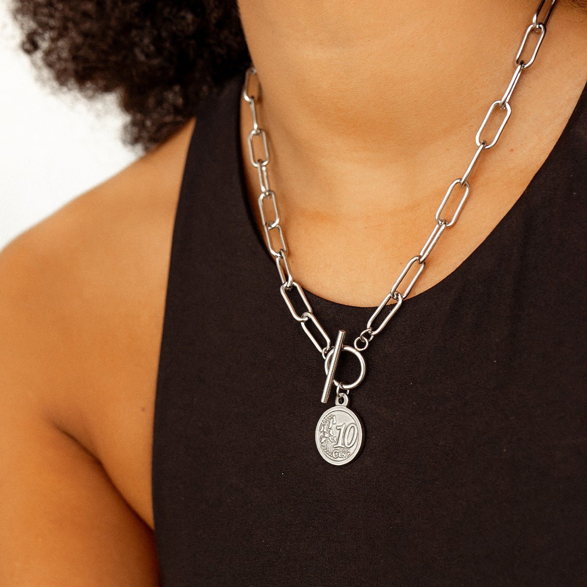 Necklace London Cents - Silver