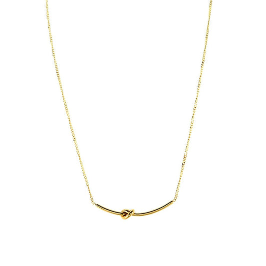 Necklace Knot 18K Gold Plated