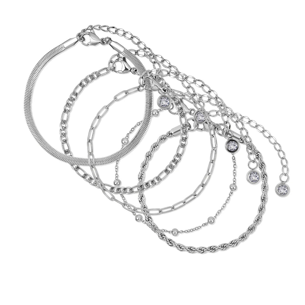 Glamor Zirconia Bracelet Kit - Silver