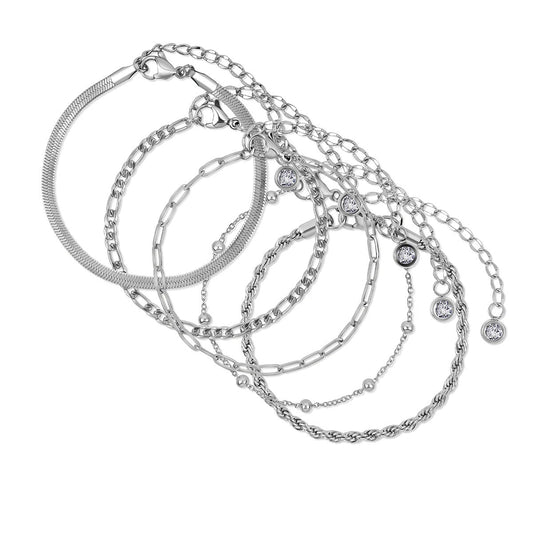 Glamor Zirconia Bracelet Kit - Silver