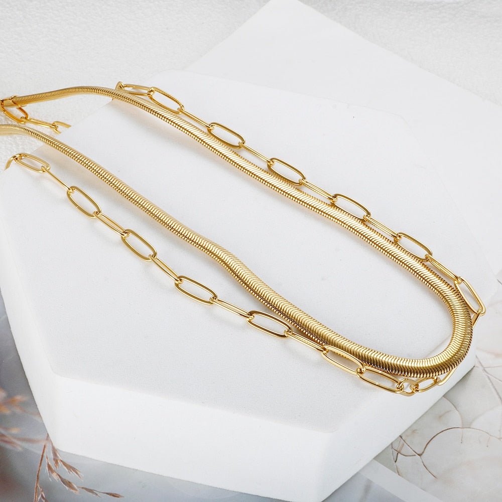 Mix Necklace Antonela 18K Gold Plated