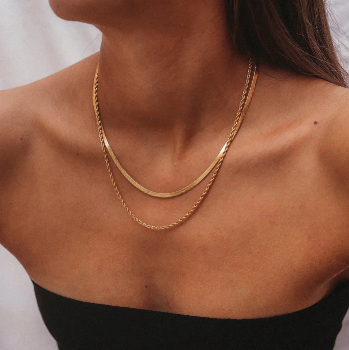 Melina Necklace Mix 18K Gold Plated