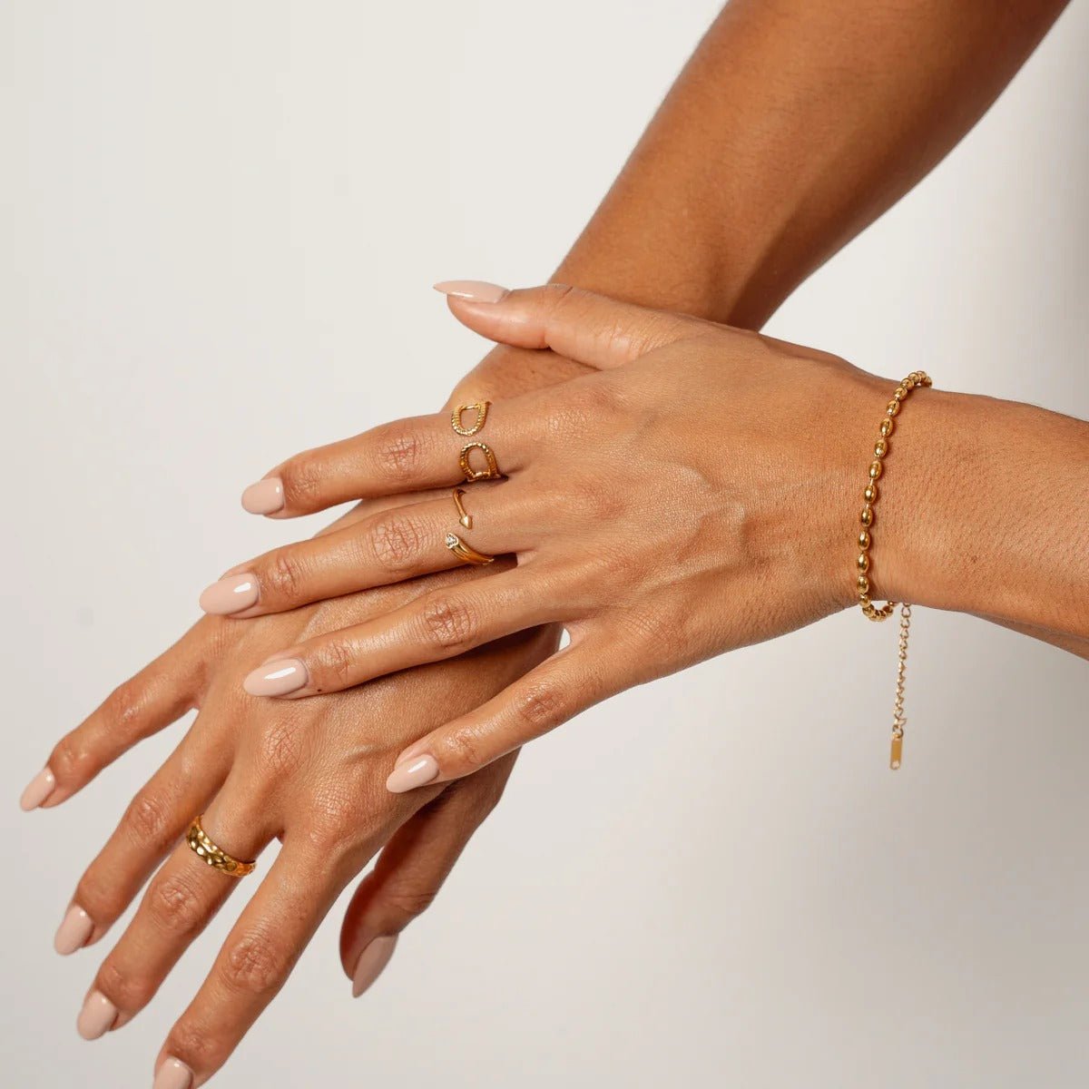 Bracelet Chain Spheres 18K Gold Plated