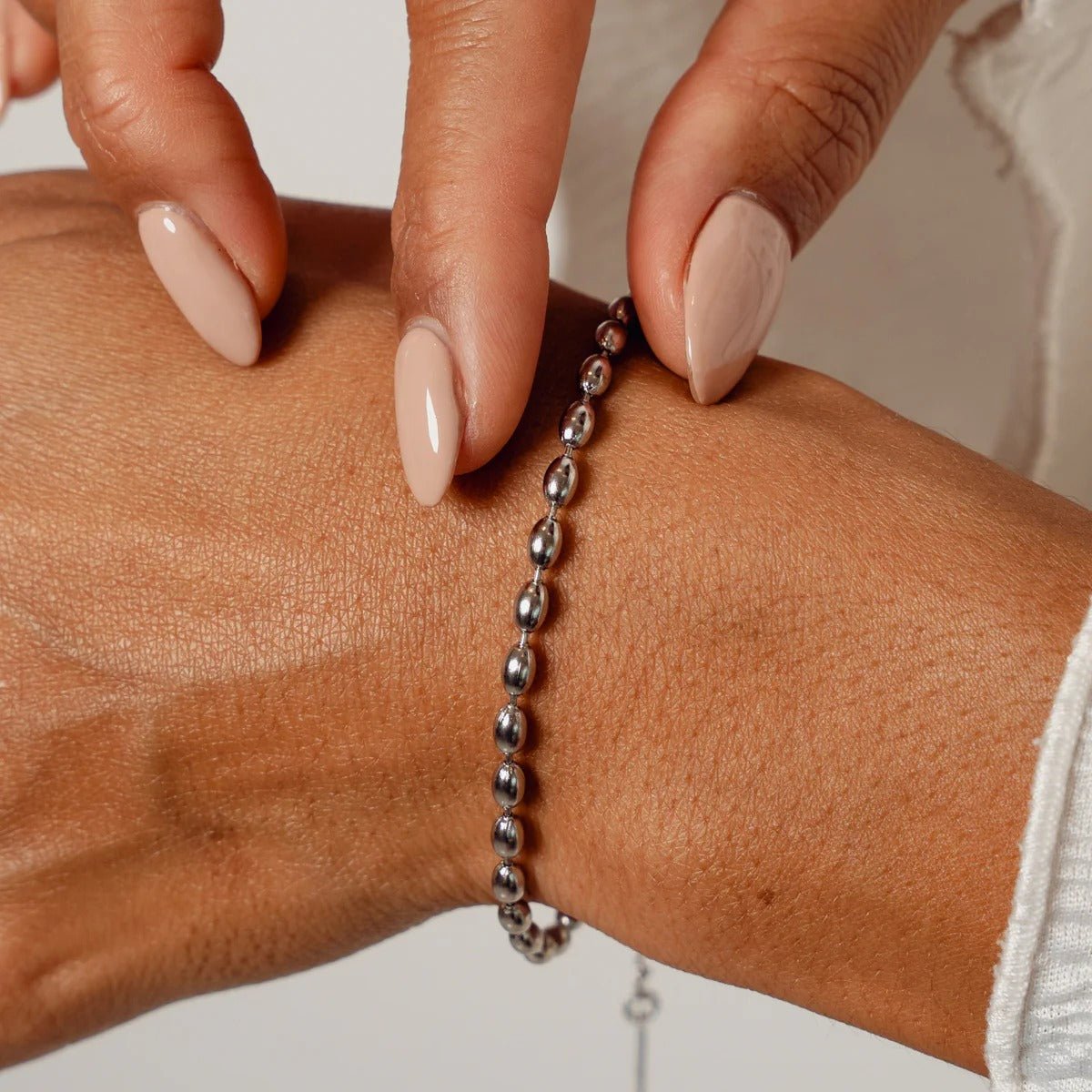 Chain Spheres Bracelet - Silver