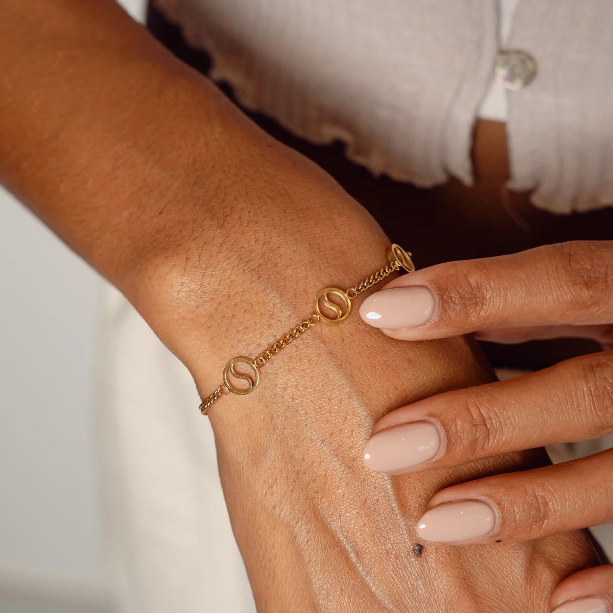Sierra Pendant Bracelet 18K Gold Plated